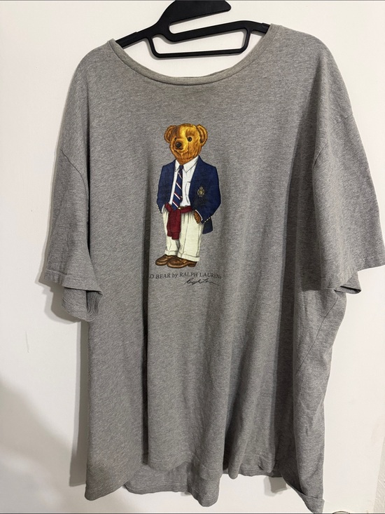Ralph Lauren Other - Ralph Lauren Gray Tee with Polo Bear Graphic